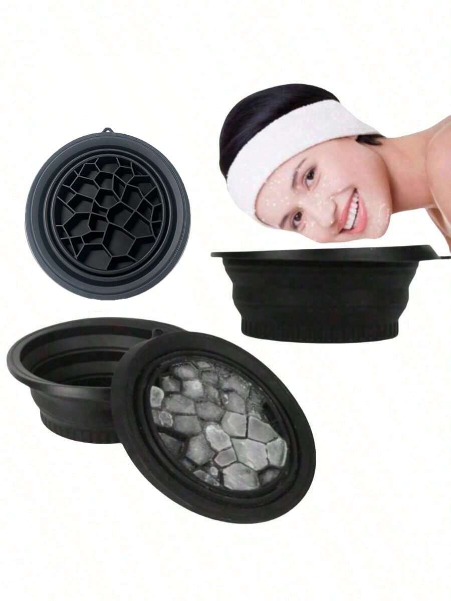Home Ice Basin Facial Ice Care Silicone Outdoor Compressible Basin Beauty Device Ice Bathtub - multicolor - View 1