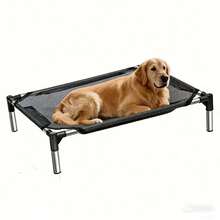 Dog Bed, Camping Bed, Hammock, Sofa, Pet Bed, Indoor And Outdoor, Durable, Comfortable, Cool, Suitable For Cats And Dogs - Black - View 5