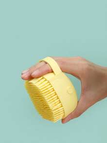 2-In-1 Pet Massage Bath Brush With Built-In Shampoo Dispenser, Detachable Ergonomic Silicone Grooming Comb, Wet Dry Dual Use Hair Remover For Dogs Cats - View 8