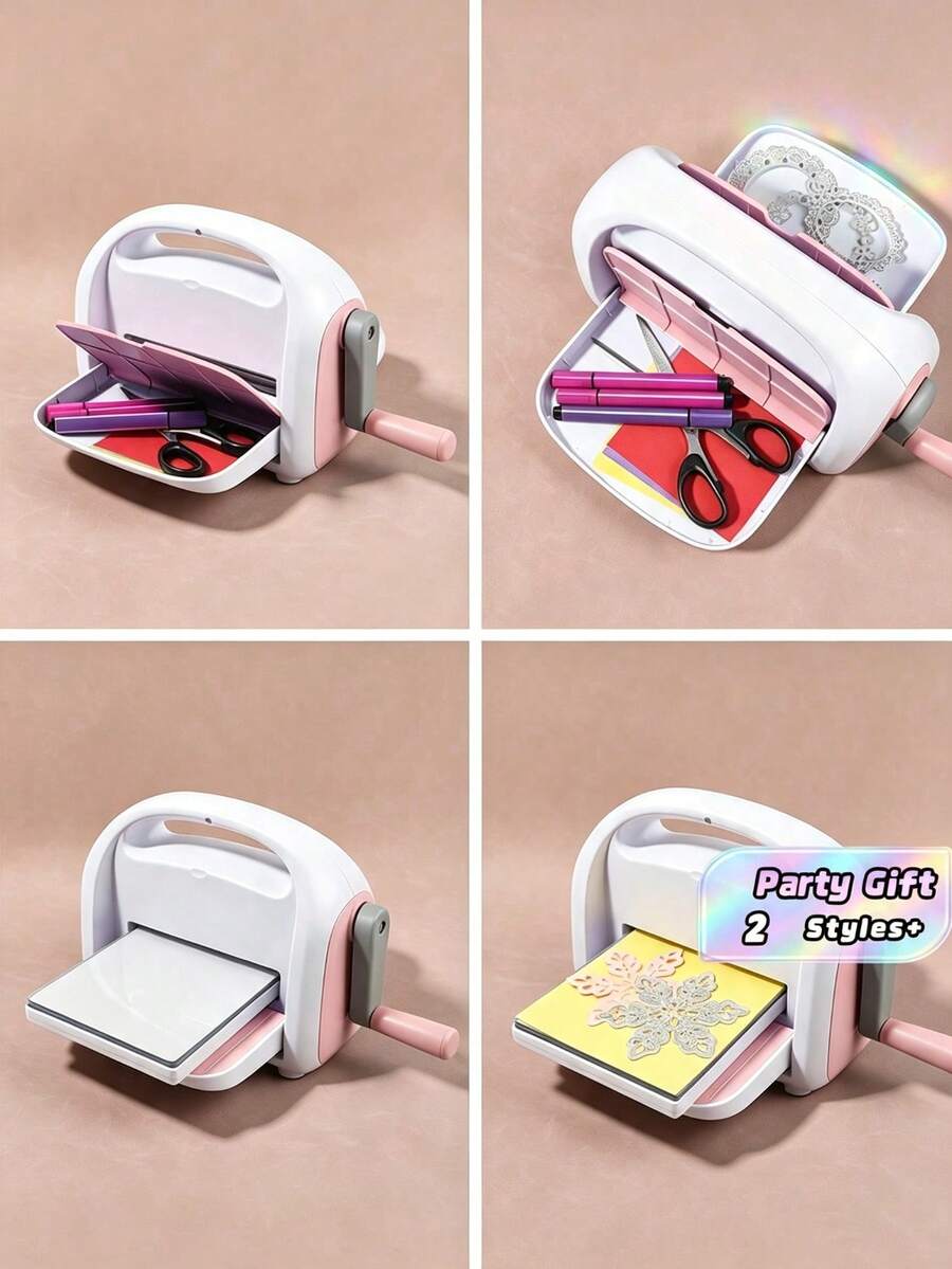 Open Manual Die-Cutting Machine, Foldable Portable Die-Cutting And Embossing Machine, Can Be Stored And Retracted, Suitable For The Production Of Art Hand-Cut Albums. Simple To Operate, An Ideal Choice For DIY Crafters And Beginners.