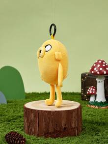 ADVENTURE TIME X POKOJA LAND ,A Co-Branded 3D Plush Keychain, Classic Design, Can Be Hung On Bags, Key Chains, Schoolbags, Etc., Suitable For People Of All Ages Including Teenagers And Adults. - Yellow - View 5