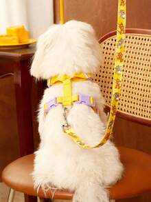 TOM & JERRY X PETSIN Pet Harness And Printed Pet Leash - Yellow - View 4