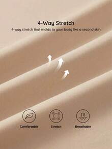 Bralution 1pc Nude Seamless High Waist Comfortable Minimalist Daily Seamless Panties (1pc/Pack) - Light Grey - View 7