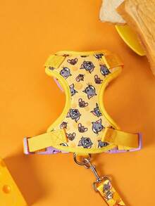 TOM & JERRY X PETSIN Pet Harness And Printed Pet Leash - Yellow - View 9