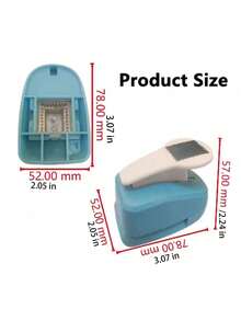 Square Punch Tool, Craft Lever-Operated Paper Punch Tool, Portable Manual Square Stamping Craft Punch Tool, Suitable For Crafting Cards, DIY Projects, Gifts, Stationery, Greeting Cards, And Other Artistic And Creative Endeavors. - A - View 4