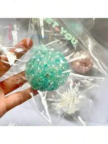 1/2/3pcs Adult Stress Relief Ball, Fidget Toy, Sticky Squeeze Ball, Colorful Squeezing Ball - Multicolor - View 9