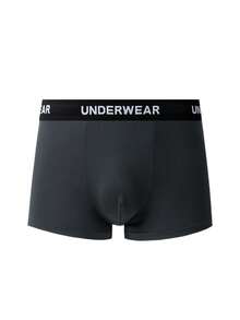 Provexi Provexi 11pcs Men's Solid Color Boxer Briefs With Lettered Waistband - Multicolor - View 5