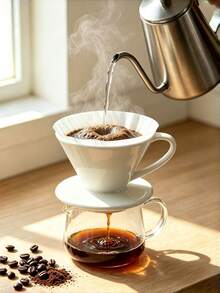 Cirelle Ceramic Pour-Over Coffee Dripper - Conical Filter Funnel, Manual Brewing Cone For Home Barista, Housewarming & Holiday Gift - Multicolor - View 4