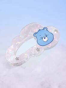 SHEIN X Care Bears 可愛雙面 3D 熊造型髮夾，適合女性 - 彩色 - 查看 1