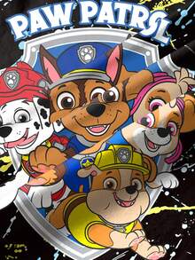 SHEIN | PAW Patrol Young Boy Letter Print Crew Neck Short Sleeve Casual T-Shirt - White - View 6