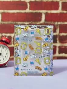 FRIENDS X Joivida 1pc Joivida A7 Transparent Portable File Folder With Double Snap Design, Can Store Photos As Album, Also For Money, Stationery, Notebook, Stickers, Great For Office, School, Back To School, A Practical Gift For Birthday Or Anniversary - A - View 10