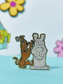 SCOOBY-DOO X POKOJA LAND 1個趣味卡通動物造型冰箱磁鐵，兩種款式可選，可愛2D設計，強磁吸附，適合居家廚房、學校、派對的可愛裝飾，也是有趣的DIY材料與兒童小禮物 - 均碼 - 查看 4
