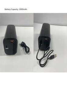 Wireless Air Pump, Portable Car Tire Inflator, Electric Car Tire High Pressure Air Pump, USB Rechargeable Fast Inflation, - Multicolor - View 9