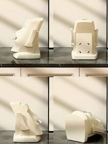 1PC Creative Vintage Stone Statue Tissue Box, Multi-Purpose Desktop Headphone & Glasses Stand, Unique Home Decor For Living Room & Bedroom, Perfect Christmas Gift & Holiday Ornament - Multicolor - View 6