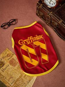 HARRY POTTER X PETSIN 2件裝魔法學院 No. 07 寵物背心套裝，混色漸層設計，柔軟透氣面料，防跳蚤、少掉毛、耐熱，巫師風格貓狗寵物衣，適合室內外探險 - 彩色 - 查看 3