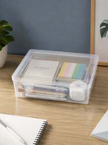 30pcs Set Of Transparent Plastic Storage Boxes, Including 1 Large Storage Box - Suitable For Storing Beads, Jewelry, Handmade Crafts And Various Small Items, Stackable Storage Containers, Organizing Supplies For Women, Essential Travel Items. - White - View 8