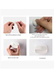 Motion Sensor Night Light, Indoor Cabinet Lighting, Suitable For Corridor, Stairs, Bathroom, Bedroom, Kitchen - Multicolor - View 4