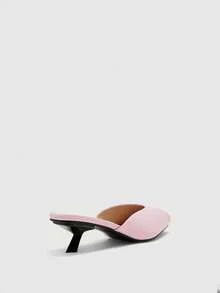 CUCCOO BIZCHIC Women's Daily Commute Peep Toe Stiletto Shoes Spring Shoes - Pink - View 9