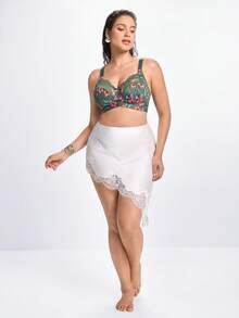 Slumbrini Plus Size Women Fashion Wireless Padded Bra - Green - View 9