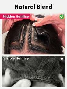 QUICK WEAR 9AM Hair Wear & Go 捲直人髮 U型假髮 自然色 無膠 U型假髮 無縫融合 初學者友善 180% 密度 16-26 英吋 - SNatural - 查看 11