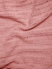 Elaquor Plus Size Solid Color Street Style Front Slit Cami Dress And Criss-Cross Knit Top 2-Piece Set - Pink - View 6