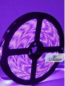 شريط إضاءة LED بنفسجي بالأشعة فوق البنفسجية مع قابس USB ومفتاح، مناسب للرقصات الفلورية ورسم الجسم بالأشعة فوق البنفسجية - USB شريط ضوء الأرجواني - مشاهدة 1