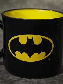 Batman X Joivida 開啟美好早晨 – 8.8盎司黑色陶瓷馬克杯，「喝杯咖啡總是個好主意」印花，適合咖啡、茶或熱巧克力。適合溫馨居家早餐、辦公室休息或週末露營，任何日子都適合的貼心禮物。 - 黑色 - 查看 6