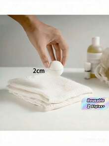 Set Of 1/2 Dryer Balls - Handmade, Reusable New Zealand Organic Wool Laundry Balls For The Washing Machine. Helps Reduce Drying Time And Wrinkles, Comes With A Natural Scented Fabric Softener, Perfect For Laundry And Dryer Use. - Multicolor - View 4