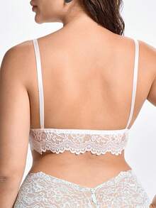 Slumbrini 4 Stücke/Packung Große Größen Damen Spitzen Sexy Slips - Verschiedenfarbig - Übersicht 2
