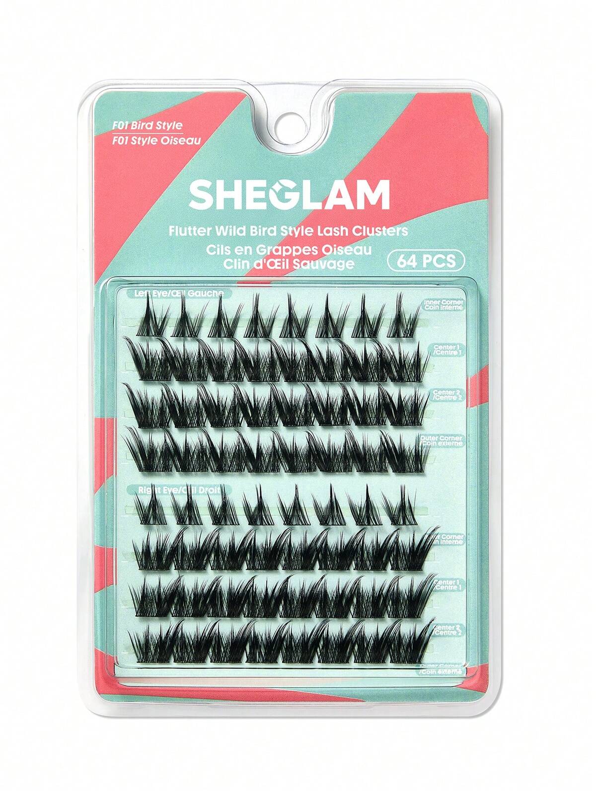 Flutter Wild Bird Style Lash Clusters