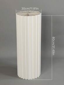 Foldable Paper Cylinder Display Pedestal 1/3/4PCS, Round Top Cardboard Column Stand, 20KG Load-Bearing Cake Flower Rack For Wedding Birthday Decor - multicolor - View 16