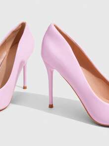 CUCCOO SZL Classic Light Pink High Heel Pumps For Women - Light pink 1 - View 5