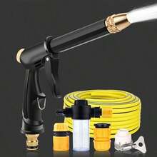 Heavy Duty Pressure Washer Hose - Long Reach High Pressure Cleaning Wand, Suitable For RVs, Trucks, …Boats And Home Cleaning | Black Spray Gun Hose, Suitable For Outdoor Maintenance And Watering - High pressure water gun - View 9