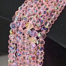 60顆 4/6/8mm 奧地利品質亮面平底水晶珠,帶孔,適用於DIY手鍊與手機配件 - 彩色 - 查看 9