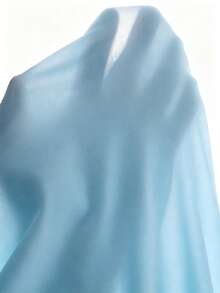 SHEIN 青少年女孩 2件組短袖圓領夏季粉色休閒迷你套裝，適合海灘、穿搭、演唱會，修身時尚，內含緊身褲，健身瑜伽 Y2K 風格 - 淺藍色 - 查看 4