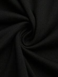 Sweetra Plus Size Women's Lace Patchwork Pleated Fashion Date Halter Neck Dress - Black - View 10