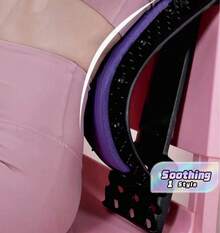 Universal For Both Men And Women, Adjustable Height Plastic Four Layer Waist Massage Board, Waist Relief Device, Waist Stretching Massage Device, Cervical And Spinal Back Stretching Device, Back Pain Relief Cushion; - 1 Massage Stretcher - View 1