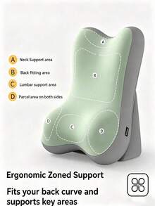 Adjustable Detachable Backrest Pillow, Ergonomic Memory Foam Bed Wedge Pillow With Leg Elevation Wedge Support, Inclined Support, Suitable For Back Support, Reading, Etc., Suitable For Bed, Sofa, Travel, Home Bedroom Essential - Multifunctional Pillow - View 10