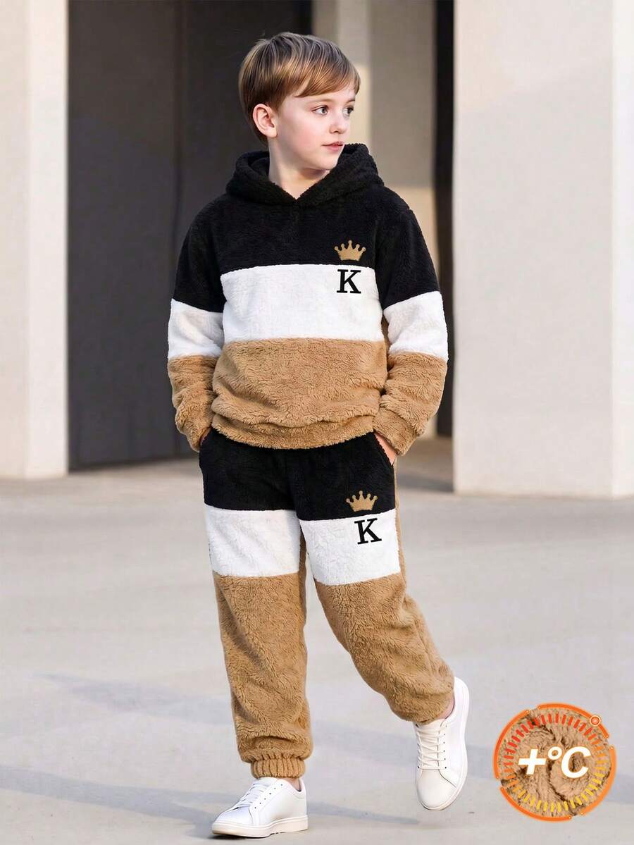 Casuvi Kids Conjunto de 2 peças para rapaz, outono/inverno, top com ...