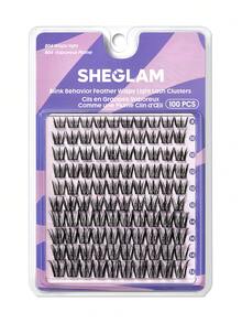 SHEGLAM Blink Behavior 羽毛纖長輕盈睫毛叢 品牌美妝化妝品 適合女士與女孩 - 黑色 - 查看 5