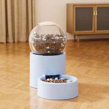 Tempat Makan & Minum Otomatis untuk Hewan Peliharaan, Wadah Makanan & Minum Berbentuk Bola, Dispenser Otomatis, Transparan, Krem, Dekorasi Rumah - 0,8 liter - View 19