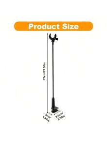 1PC 360 Degree Swivel Tilt Adjustable Clamp Hands Free Pet Blow Dryer Stand Holder For Cat Dog Grooming Salon Table Mounting Portable Pet Grooming Tool - Black - View 3