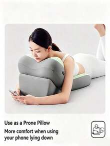 Adjustable Detachable Backrest Pillow, Ergonomic Memory Foam Bed Wedge Pillow With Leg Elevation Wedge Support, Inclined Support, Suitable For Back Support, Reading, Etc., Suitable For Bed, Sofa, Travel, Home Bedroom Essential - Multifunctional Pillow - View 4