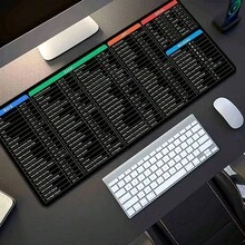 Large Shortcut Mouse Pad Word Excel PPT Hotkey Keyboard Shortcuts For Work Game Office Home Computer Accessory - Mouse Pad - View 13