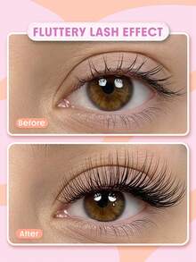 SHEGLAM Flutter Flirt 自然全排假睫毛 品牌美妝化妝品 適合女士與女孩 - 黑色 - 查看 2