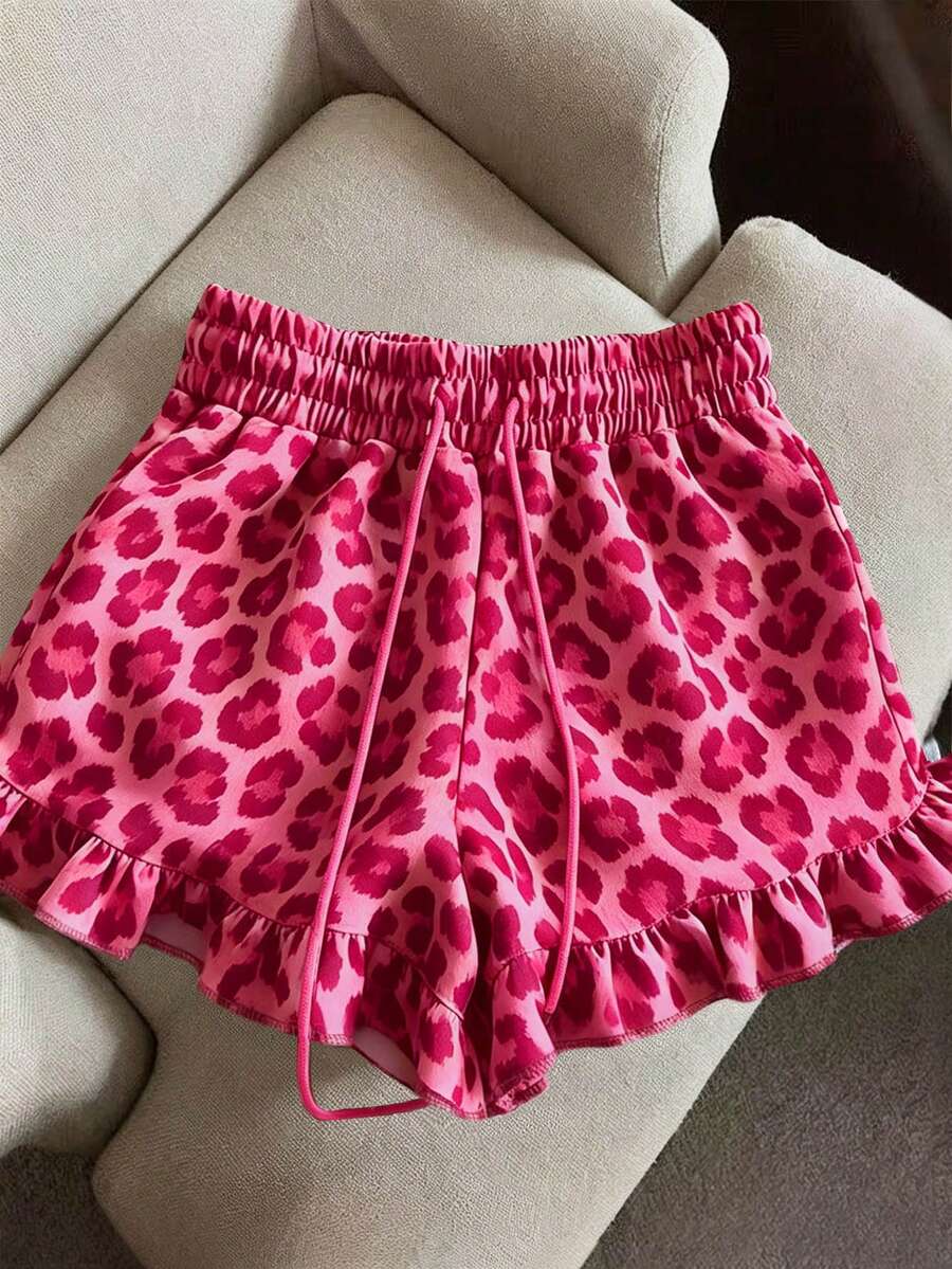 Resyla 女士豹纹休闲短裤 - 彩色 - 查看 1