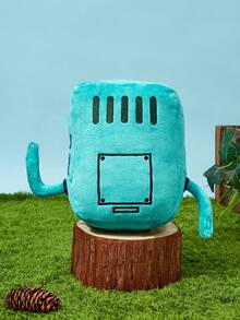 ADVENTURE TIME X POKOJA LAND 1個青色復古遊戲機造型絨毛娃娃，療癒觸感壓力舒緩桌面陪伴玩偶，送給同事與家人的感性交換禮物 - 彩色 - 查看 4