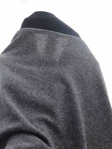 SHEIN 少女休闲二合一街头风T恤，这款T恤采用猫咪图案印花，露肩短袖设计，适合夏季休闲活动、购物和拍照。 - 灰色 - 查看 6