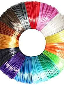 3D Pen PLA Filament Refill, Each Color 10feet, Total 150 Feet 3D Pen/3D Printer PLA Sample Pack, - multicolor - View 9