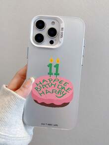 HARRY POTTER X SHEIN Harry Potter Merayakan Pola Kue Merah Muda, Casing Ponsel Anti Jatuh dan Tahan Guncangan Warna Perak, Kompatibel dengan iPhone 13/14/15/15 Pro/16/17 Pro. Gaya yang Populer dan Digemari. - MultiWarna - View 6